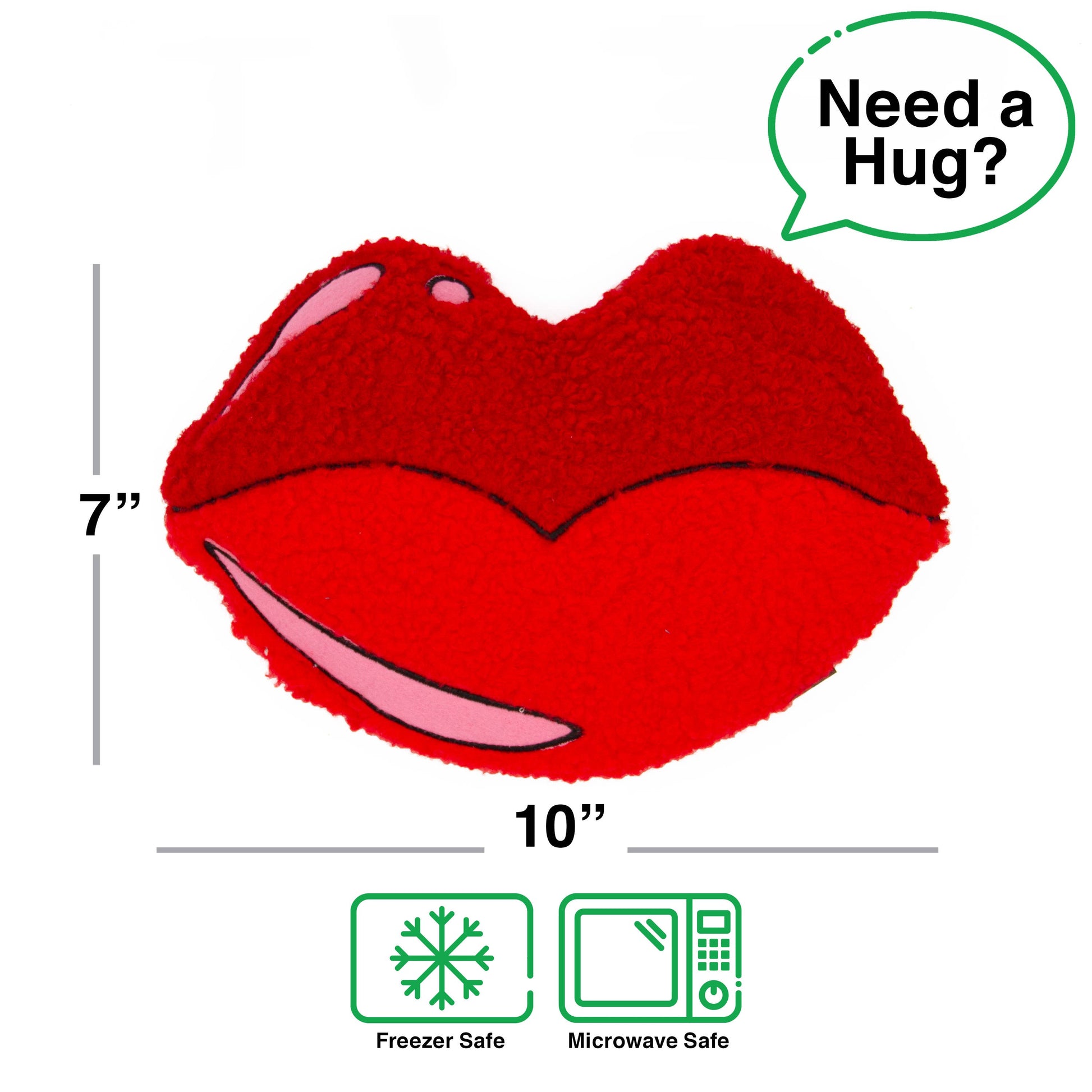 Huggable Kisses Heating Pad and Pillow - OVERRATED