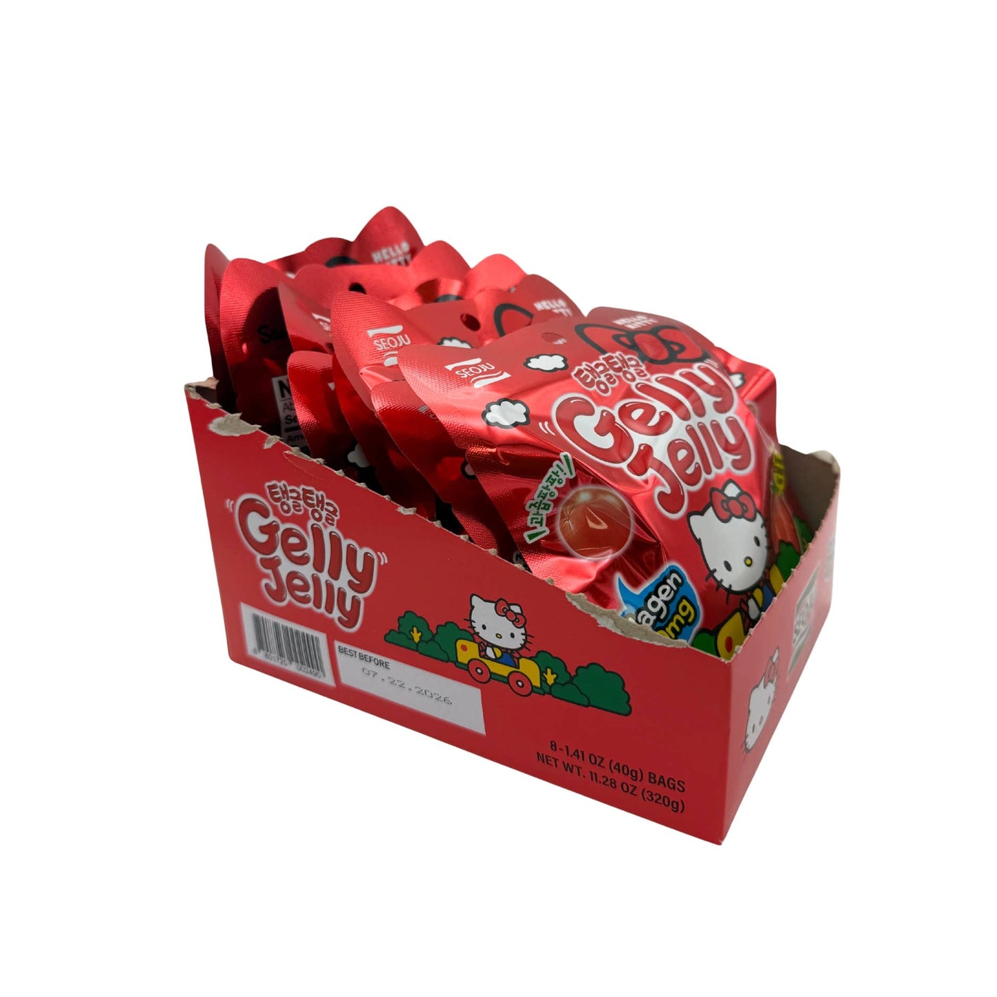 Import - Hello Kitty Gelly Jelly Strawberry 8ct, BB 7/28/26 - OVERRATED