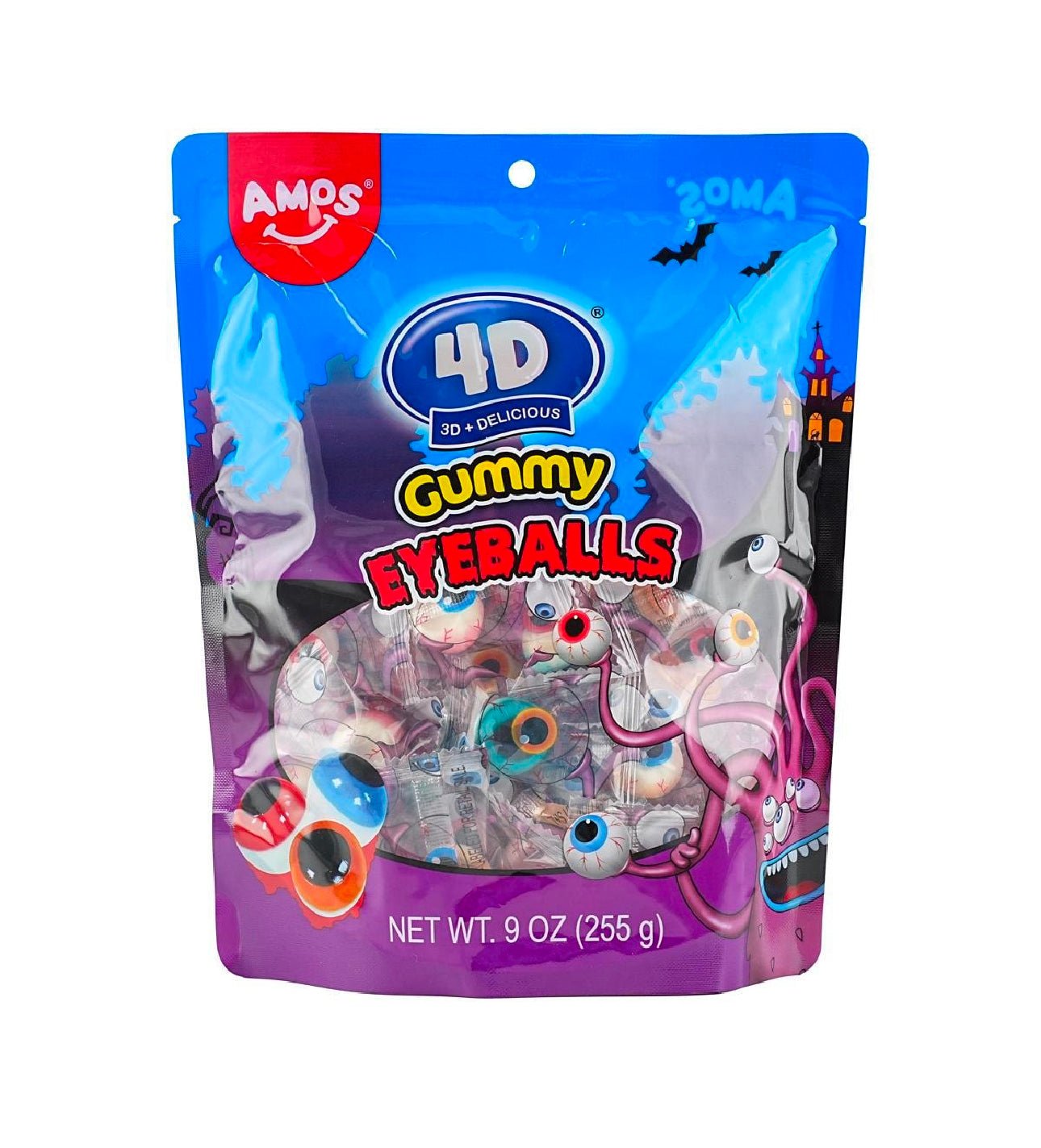 Individual Amos 4D Gummy Eyeball Shaped Candy - OVERRATED