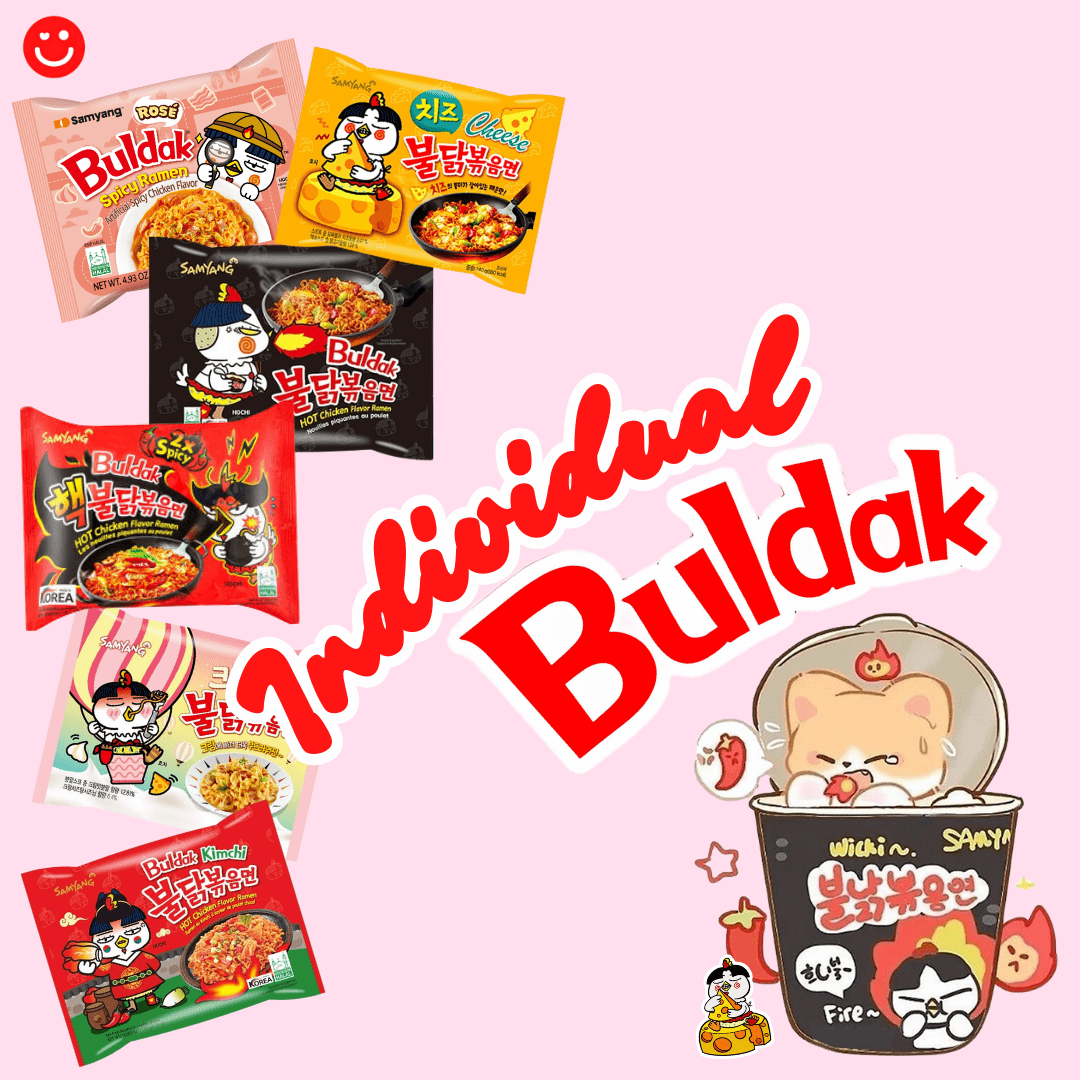 Individual Assorted Buldak Ramen Soup Pack - OVERRATED