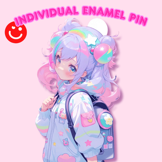 Individual Character Enamel Pin - OVERRATED