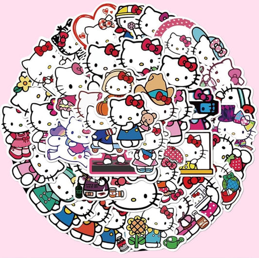 Individual Hello Kitty Sticker - OVERRATED