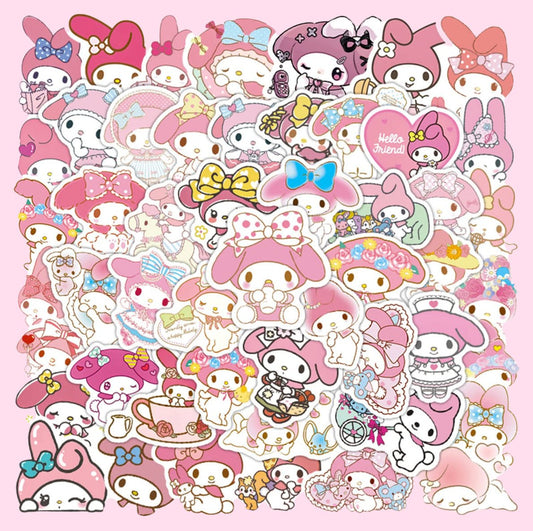 Individual My Melody Sticker - OVERRATED