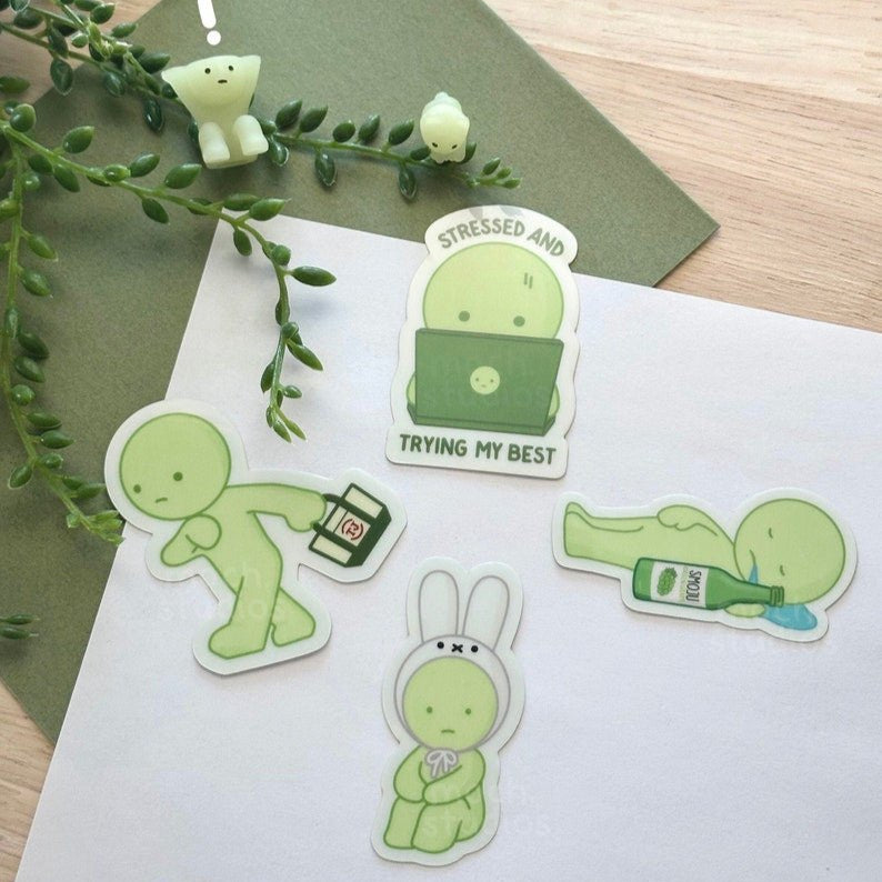 Individual SMISKI Stickers - OVERRATED