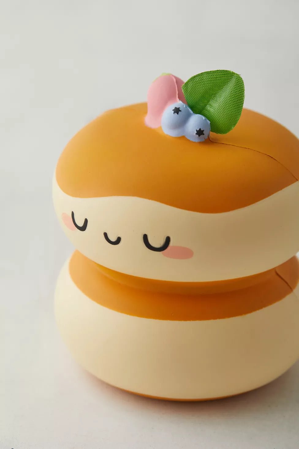 Japanese pancake squishy toy cute face kawaii collectible display - Overrated Korean Beauty & More