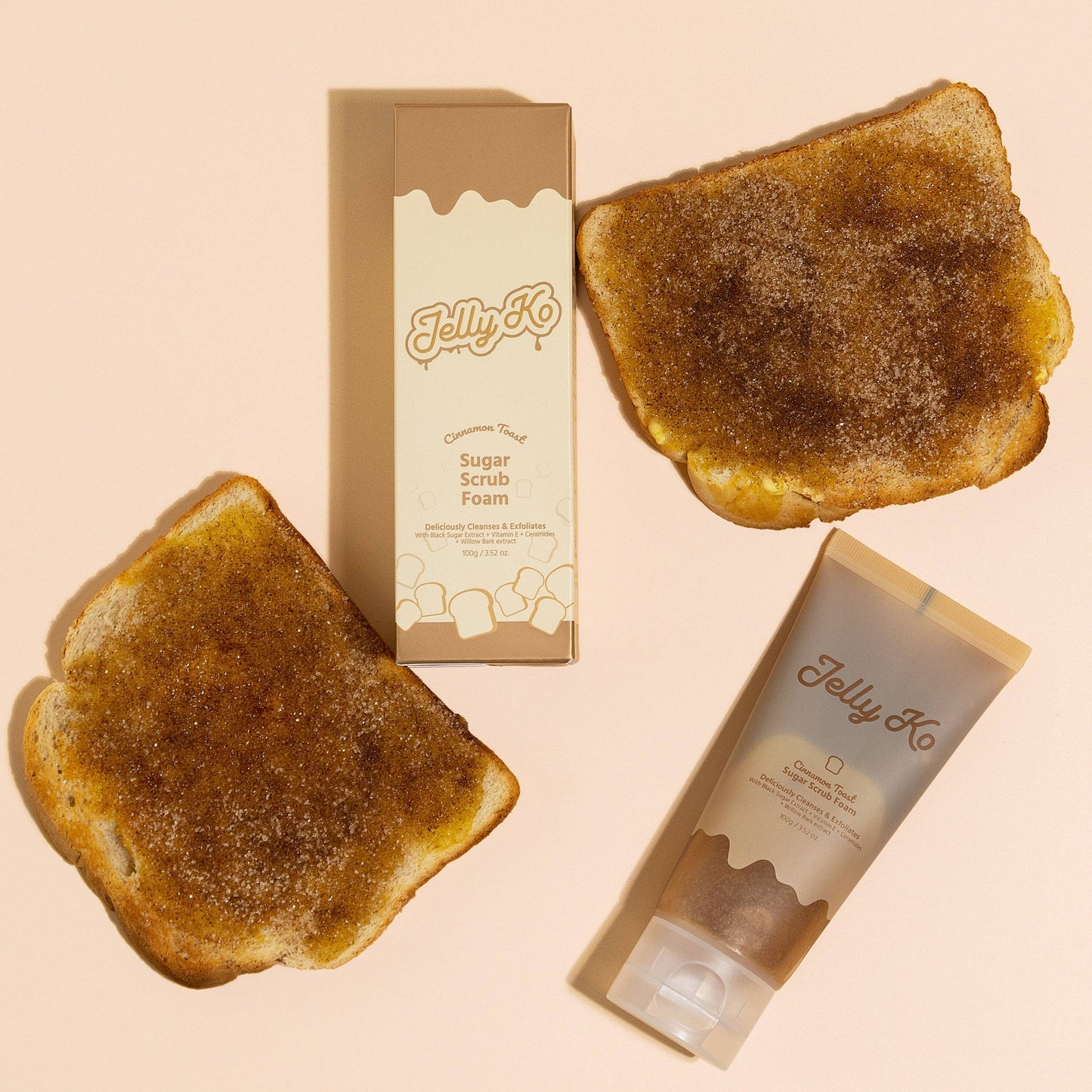 Jelly Ko Cinnamon Toast Sugar Scrub Foam - OVERRATED