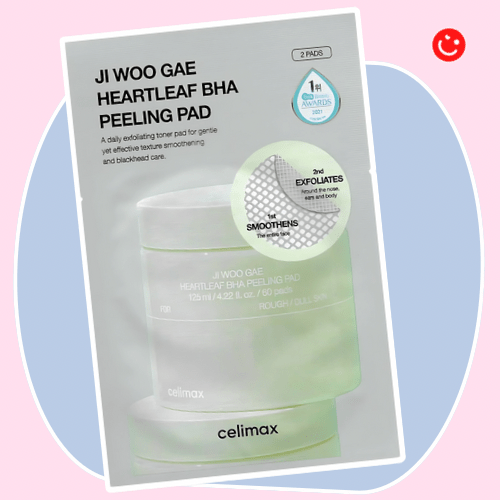 JIWOOGAE Heartleaf BHA Peeling Pad Sample - OVERRATED