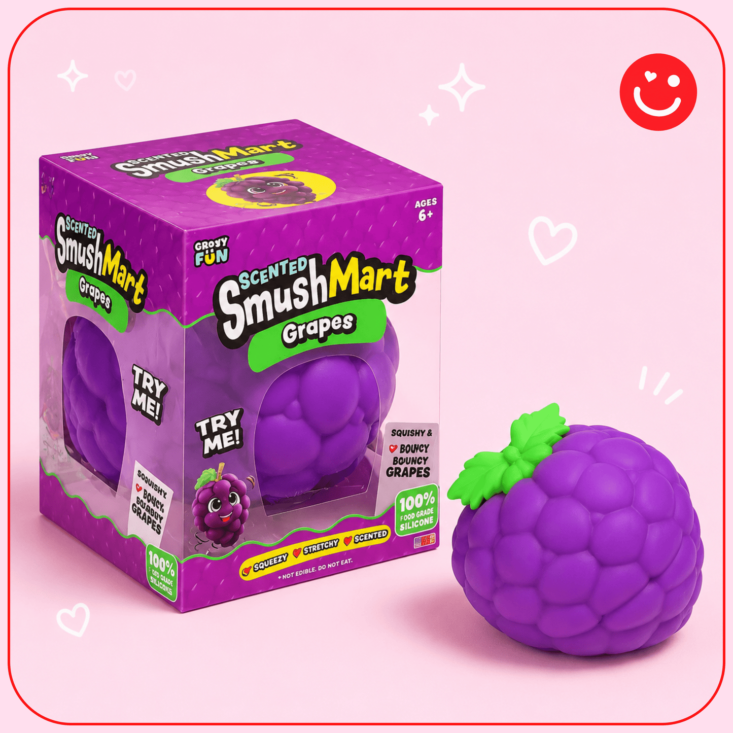 Jumbo Giant Grape Squishy - OVERRATED