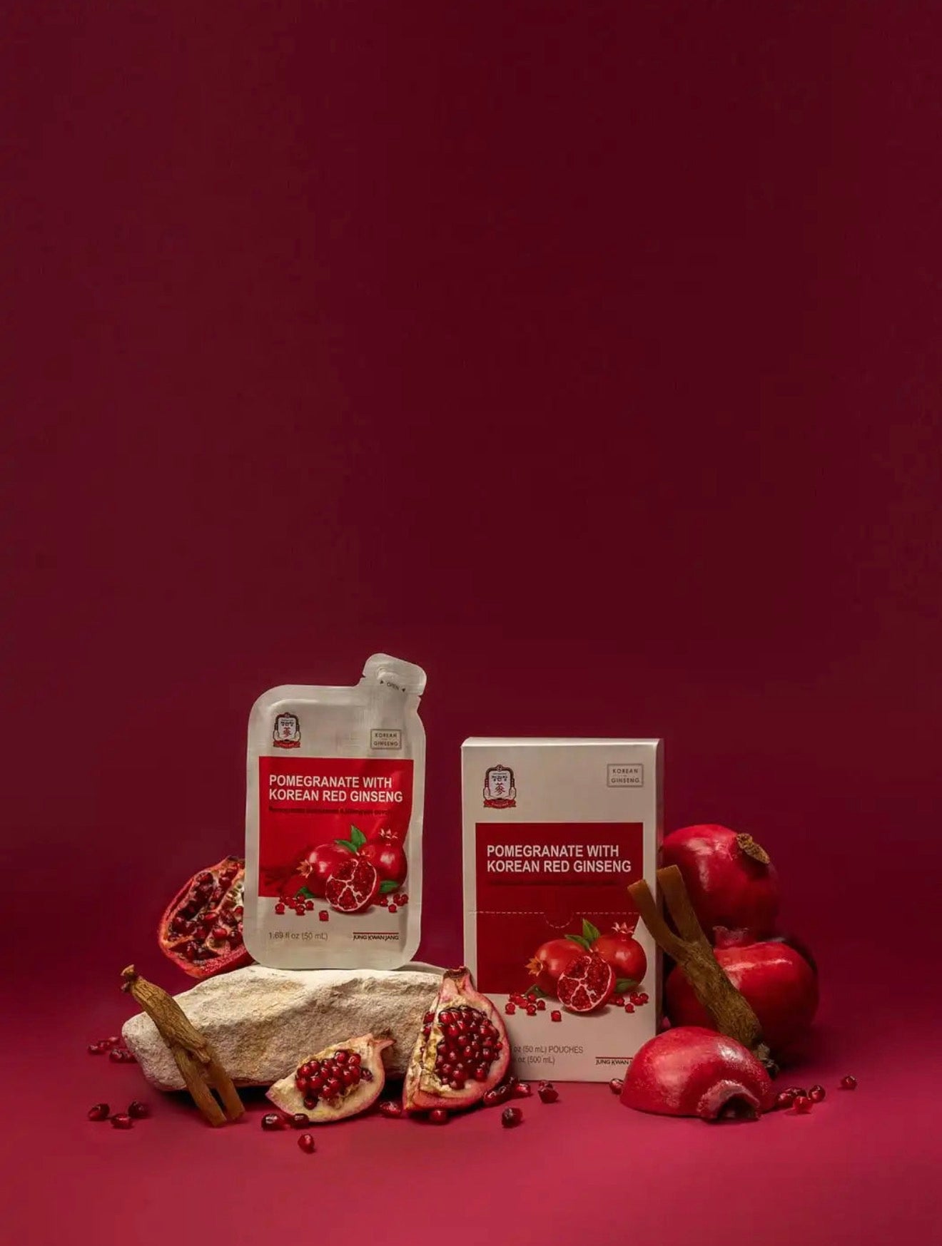 Premium Korean red ginseng supplement with pomegranate extract - Overrated Korean Beauty & More
