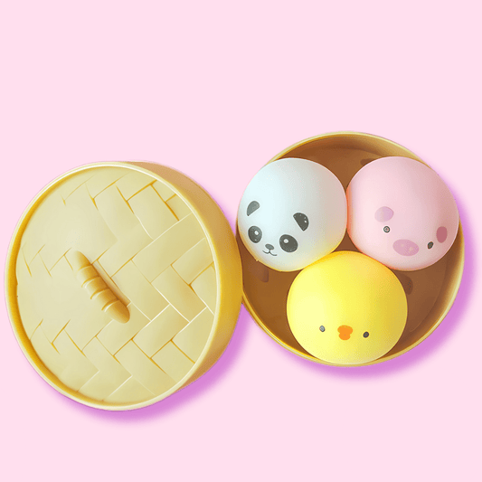 Kawaii slime squishy ball duck design silicone sensory toy - Overrated Korean Beauty & More