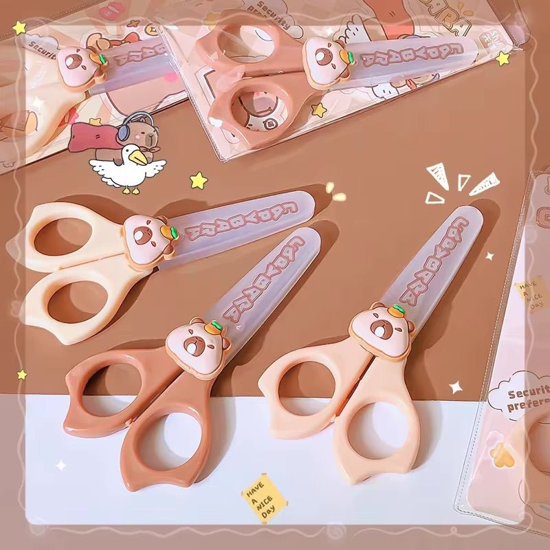 Kawaii Capybara Safety Scissors - OVERRATED