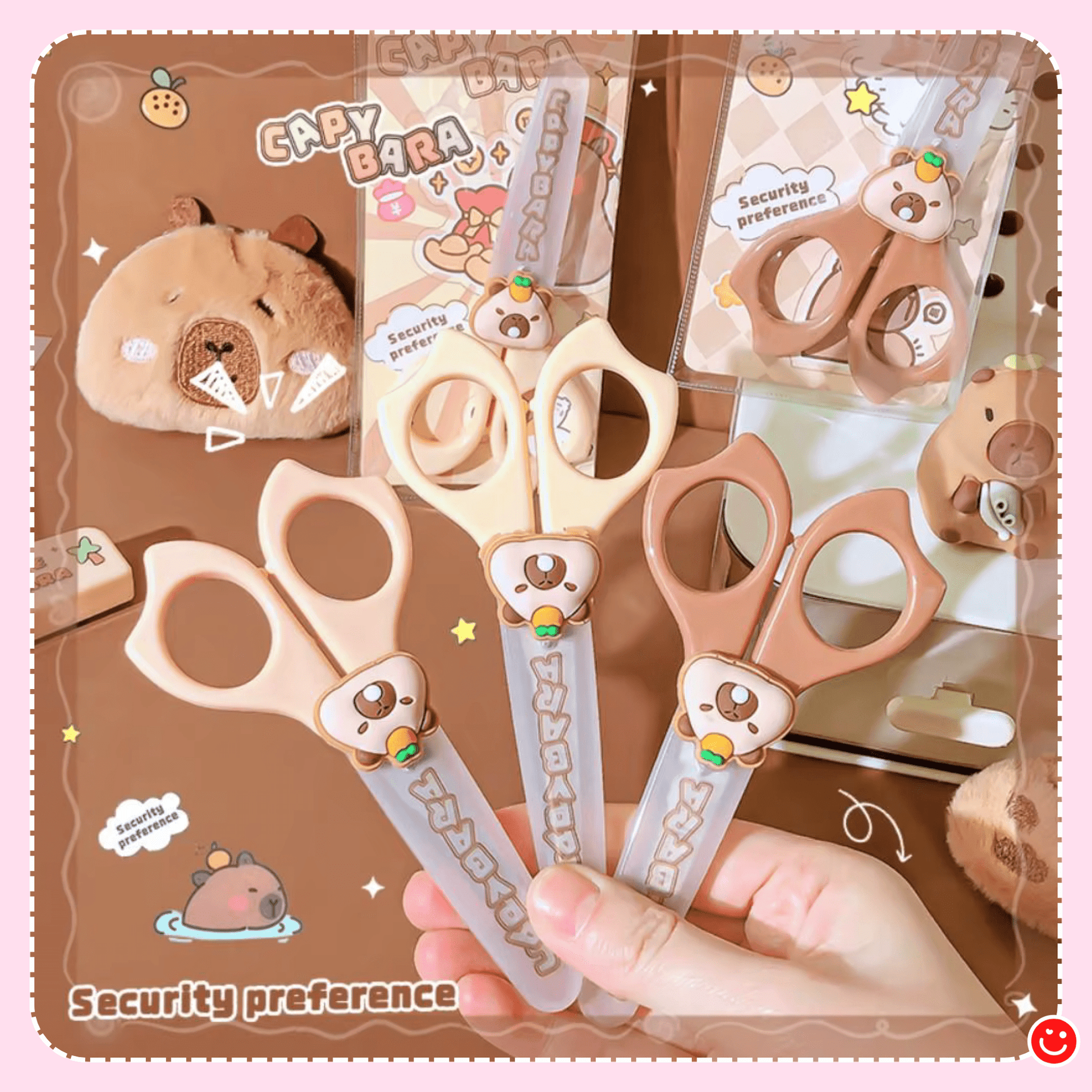 Kawaii Capybara Safety Scissors - OVERRATED