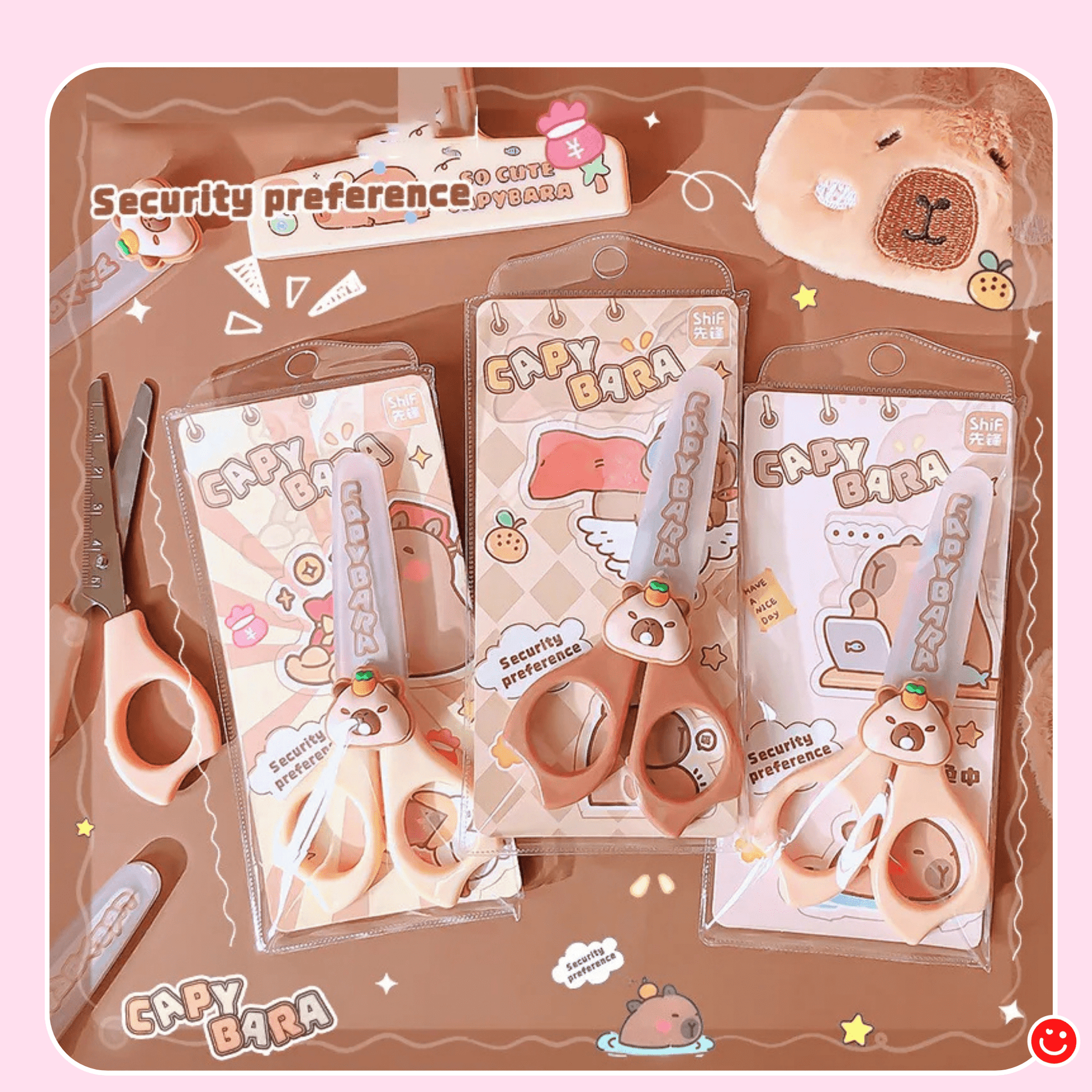 Kawaii Capybara Safety Scissors - OVERRATED