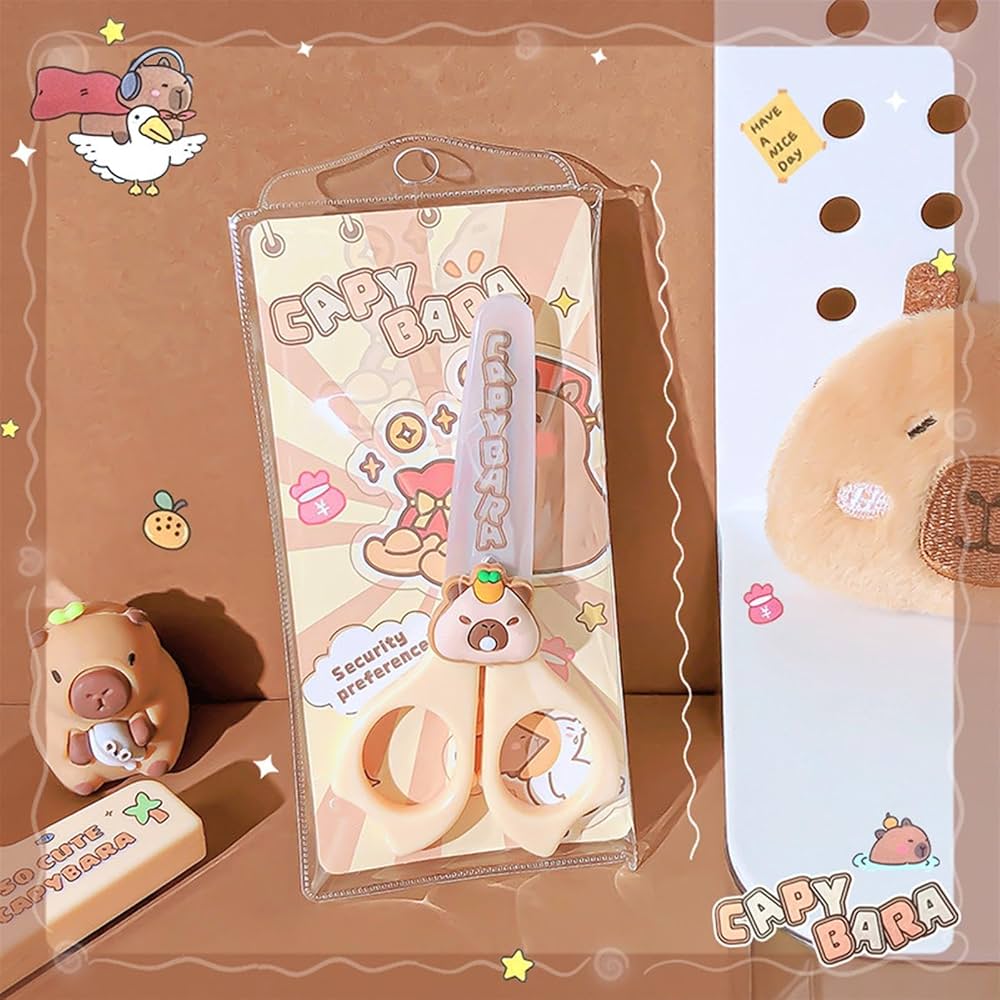 Kawaii Capybara Safety Scissors - OVERRATED