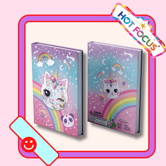 Kawaii Caticorn Diary with Lock & Keys - OVERRATED
