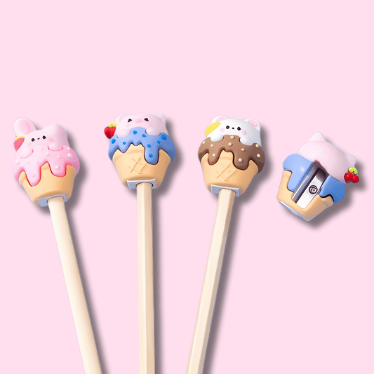 Kawaii Cupcake Animal Pencil Sharpener - OVERRATED