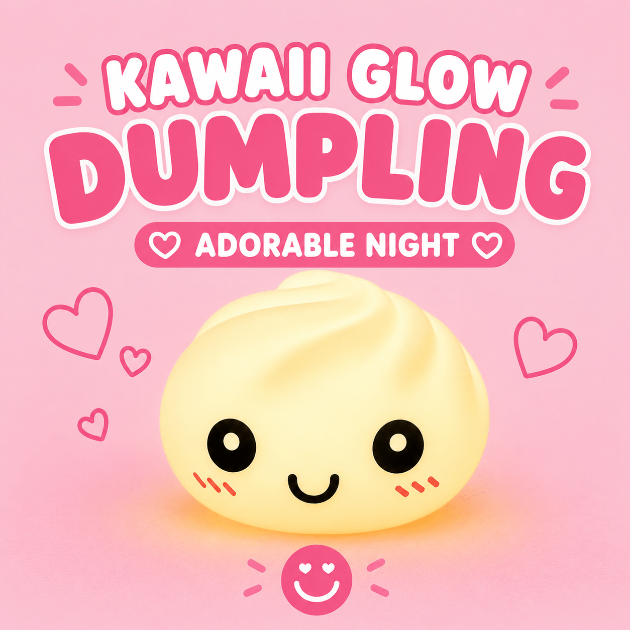 Kawaii Dumpling Night Light Mystery Glow Ambient Lamp - OVERRATED