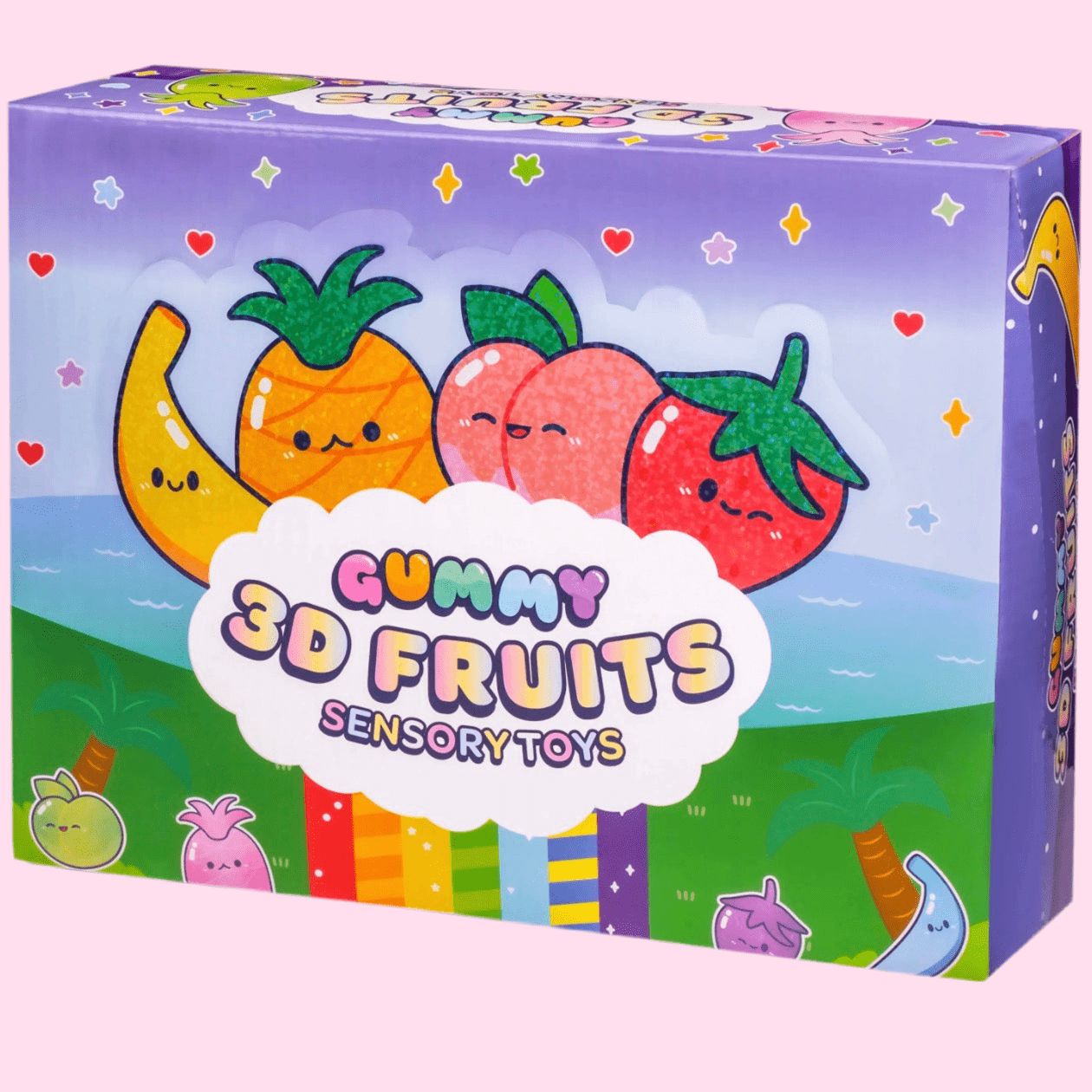 Kawaii Grape 3D Fruit Sensory Squishy Toy - OVERRATED