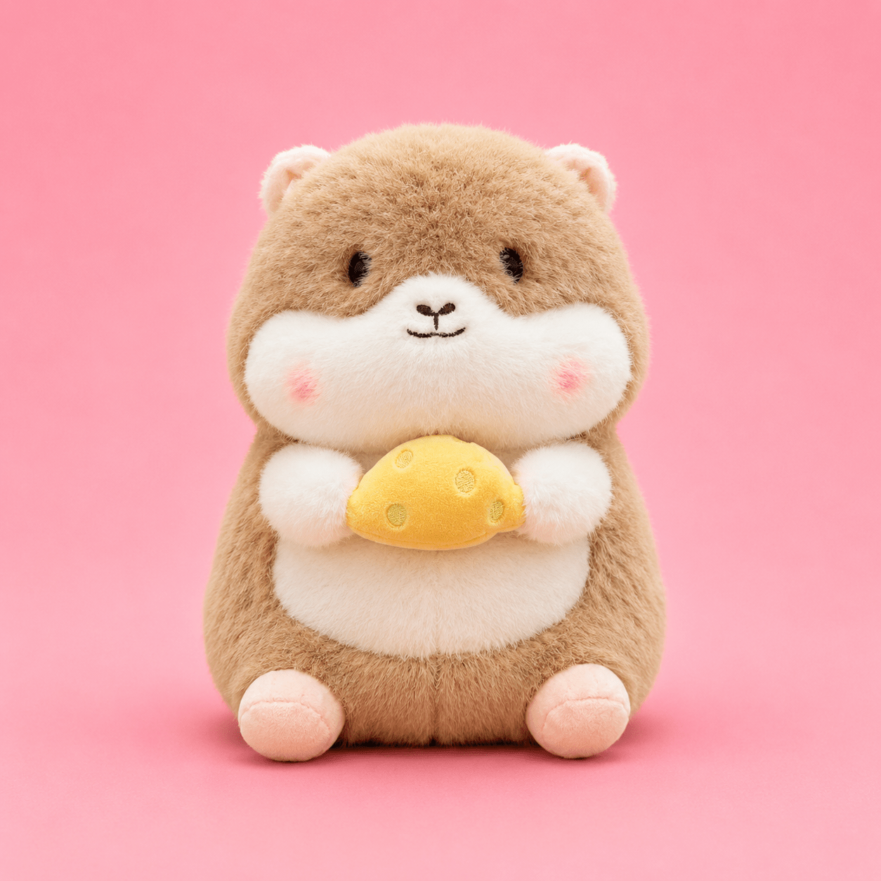 kawaii hamster plush toy - Nutty Snuggle collectible - OVERRATED