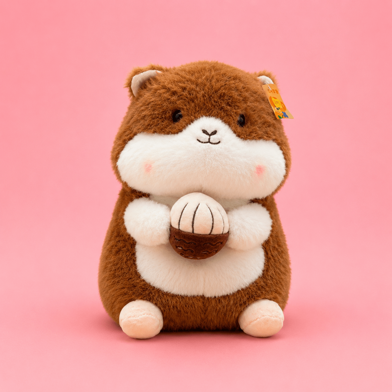 kawaii hamster plush toy - Nutty Snuggle collectible - OVERRATED