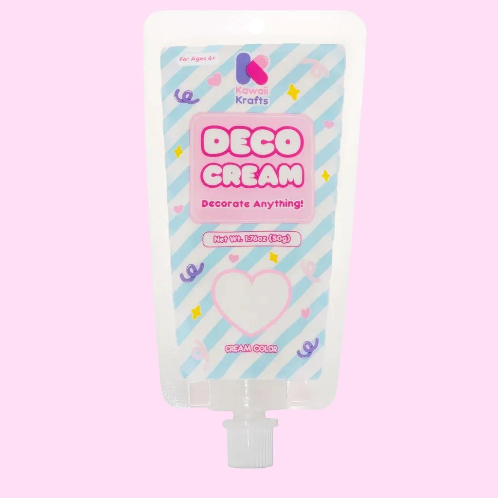 Kawaii deco cream Kawaii Krafts faux icing tube set - Overrated Korean Beauty & More