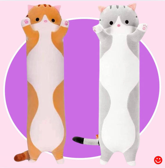 Kawaii Long Cat Hug Plush Pillow - OVERRATED
