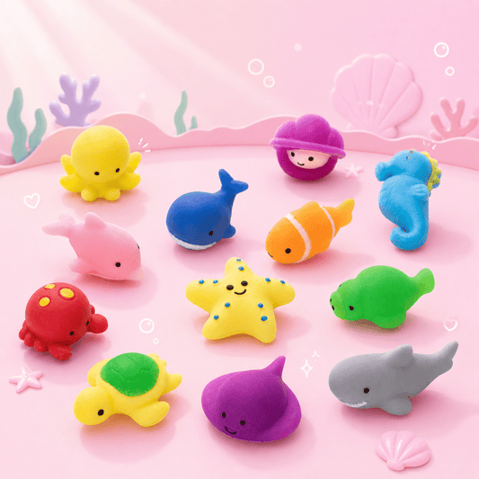 Kawaii Marine Pals Squishy Slime Topper Mochi Toy - OVERRATED