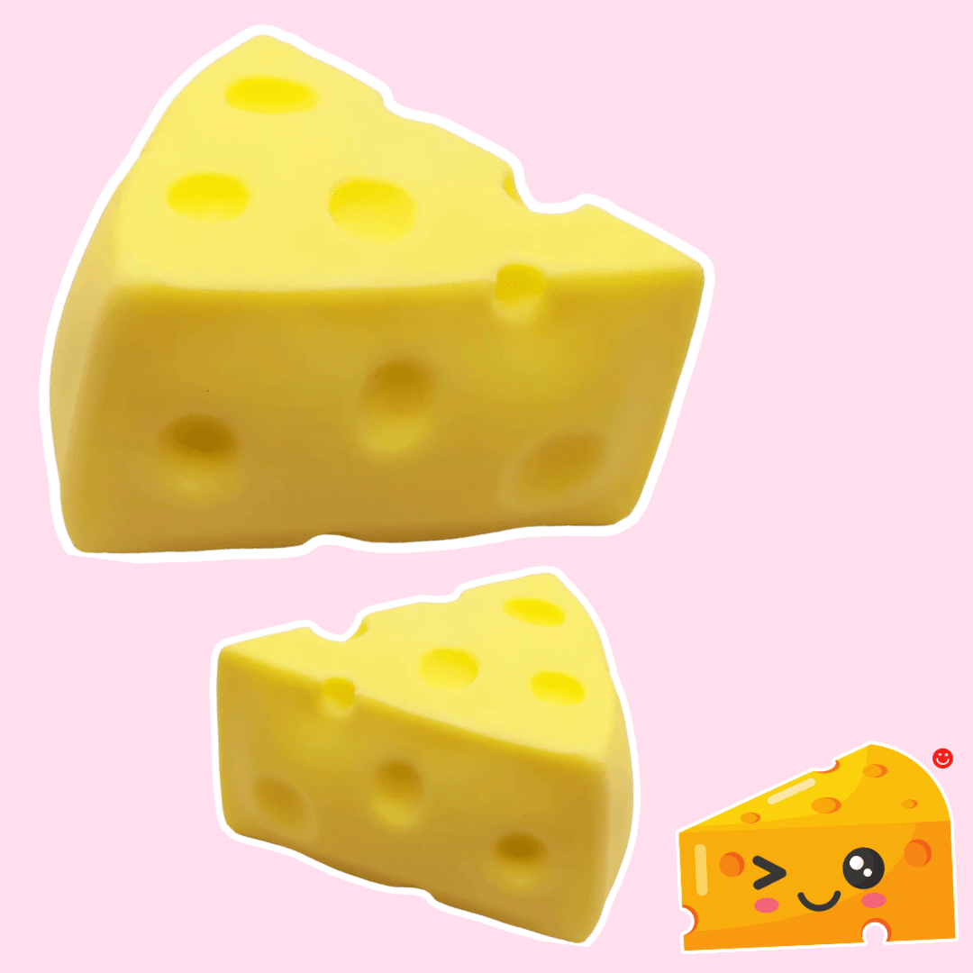 Kawaii Market Cheese Shaped Squishy Sensory Toy - OVERRATED
