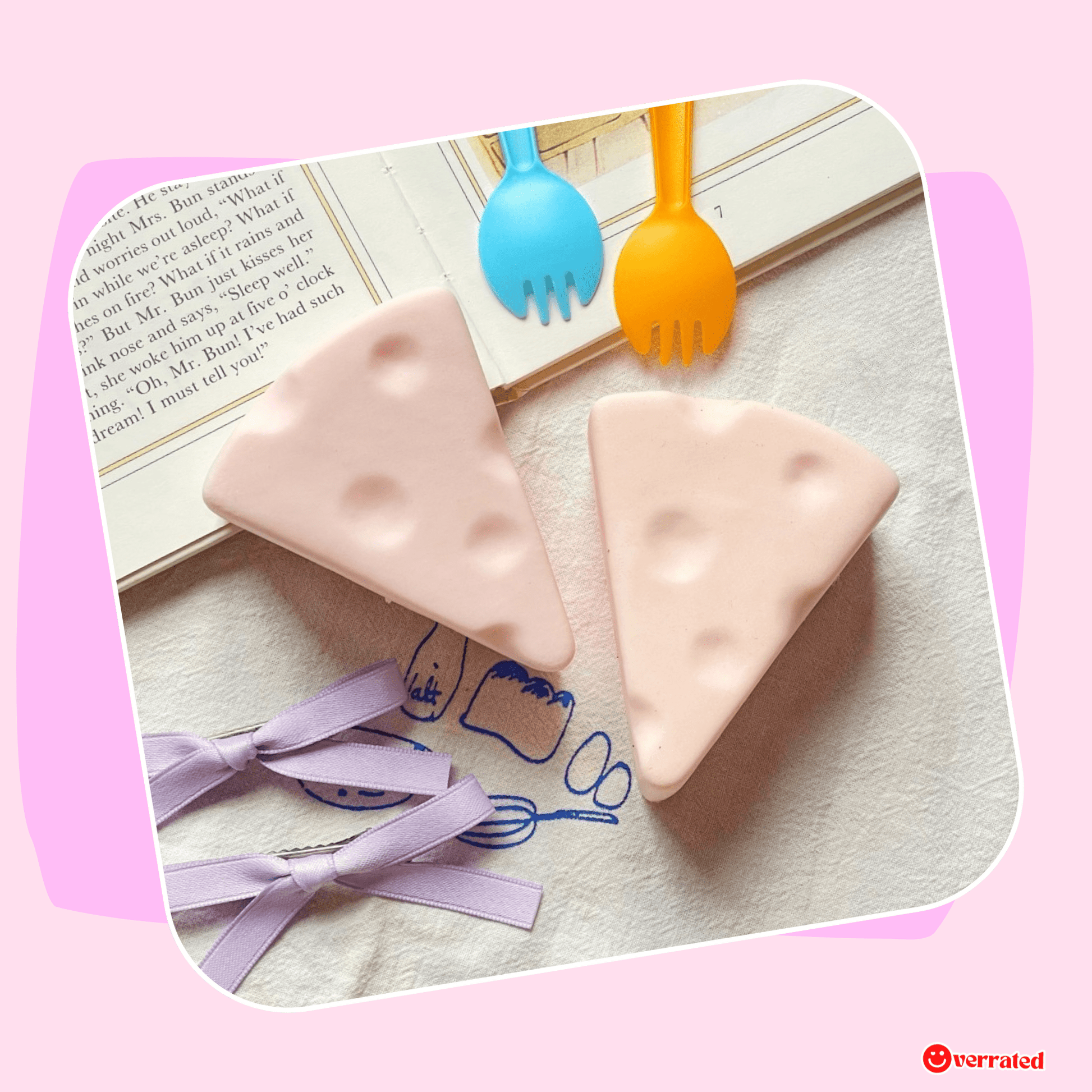 Kawaii Market Cheese Shaped Squishy Sensory Toy - OVERRATED