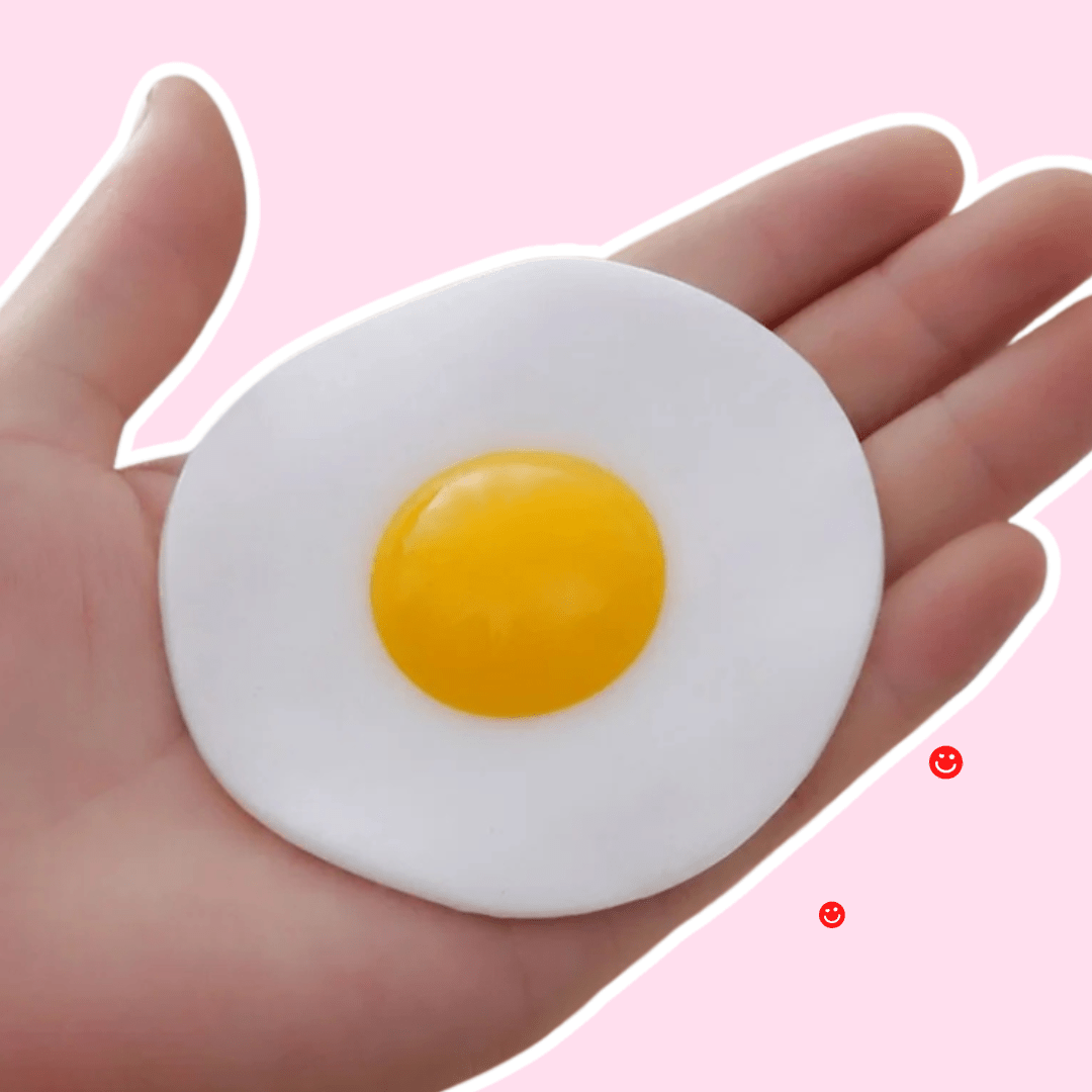 Kawaii Market Sunny Side Splat Sensory Toy - OVERRATED
