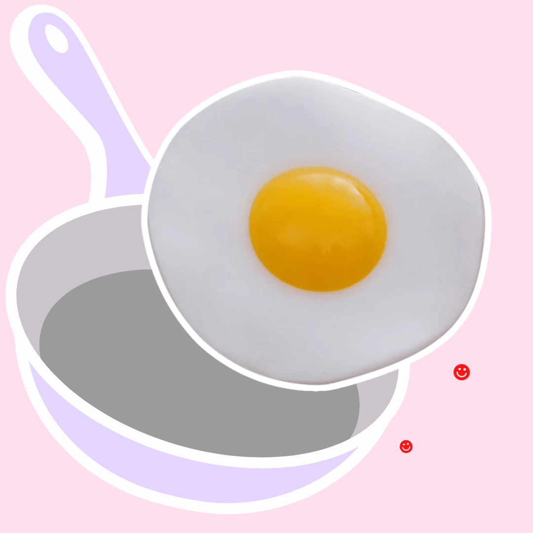 Kawaii Market Sunny Side Splat Sensory Toy - OVERRATED
