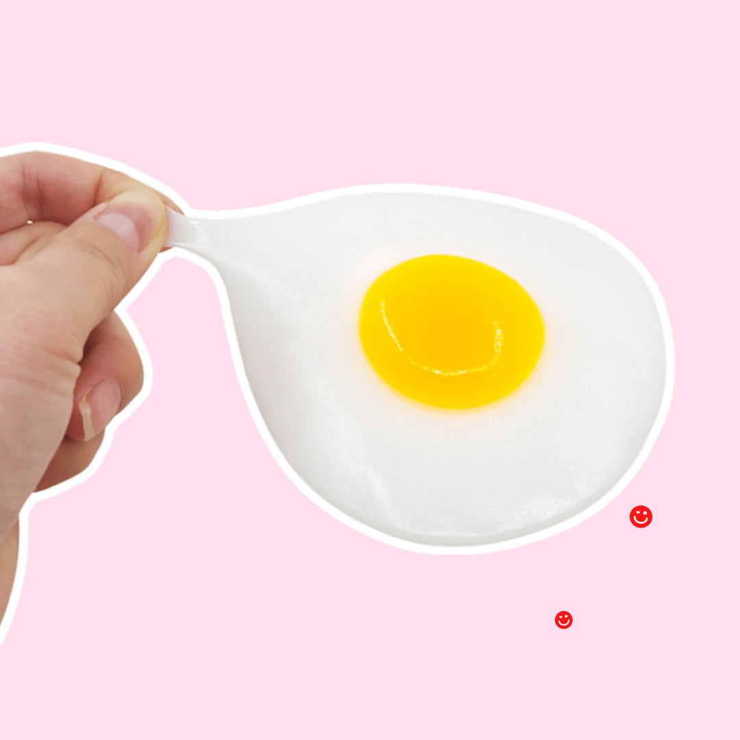 Kawaii Market Sunny Side Splat Sensory Toy - OVERRATED