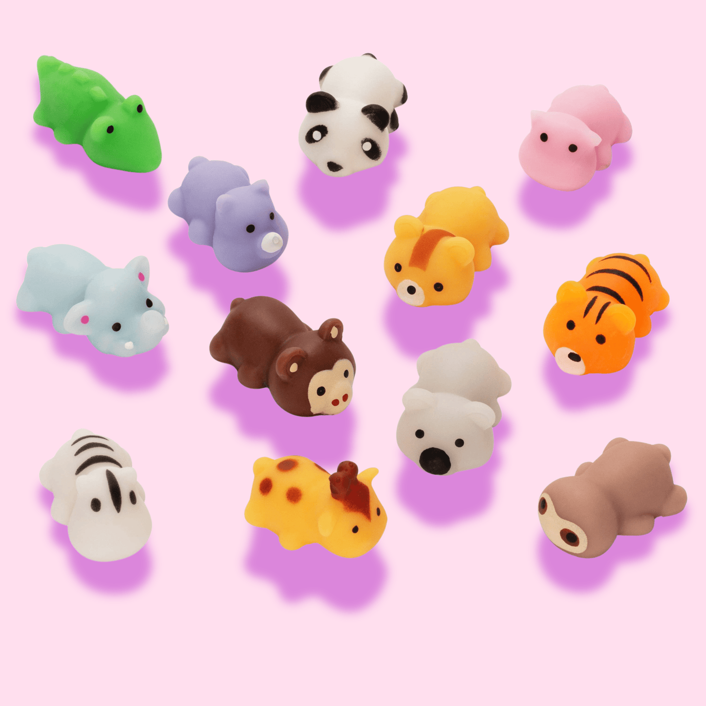 Kawaii Mini Zoo Animals Mochi Squishy Slime Topper - OVERRATED