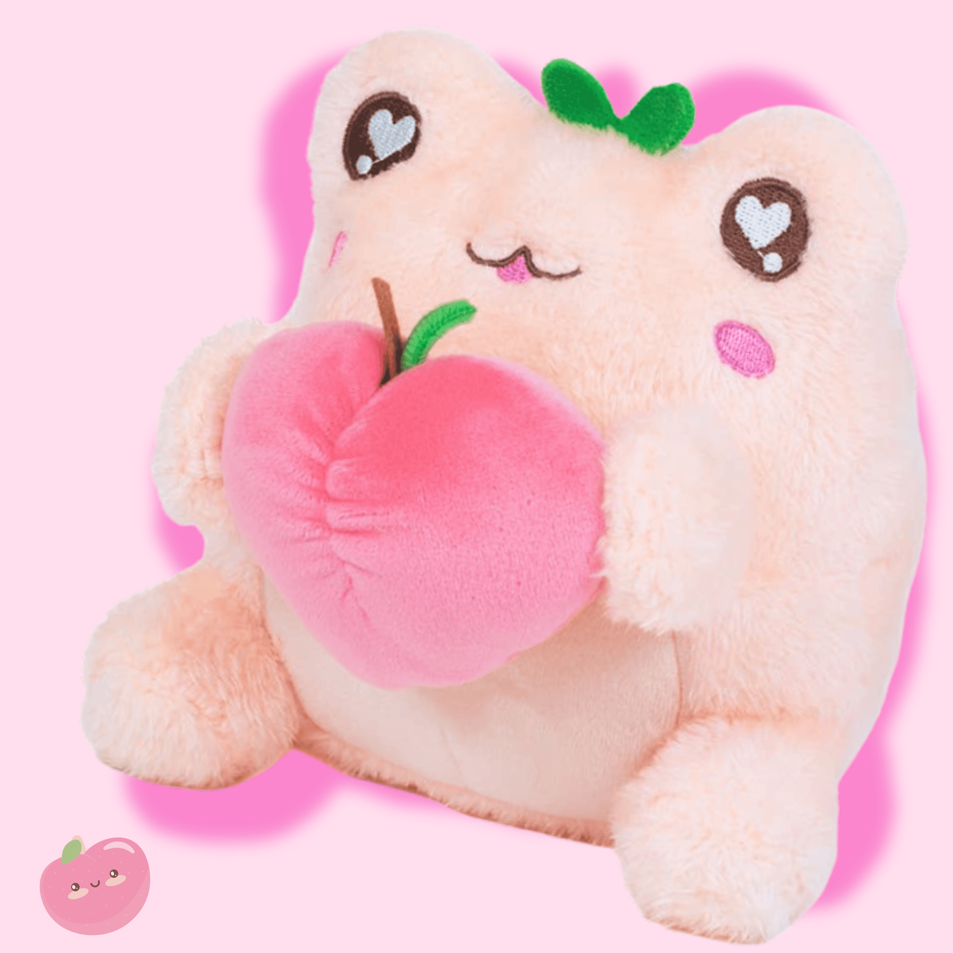 Kawaii Peach Scented Plush Lil Peach Munch Wawa Plush - OVERRATED