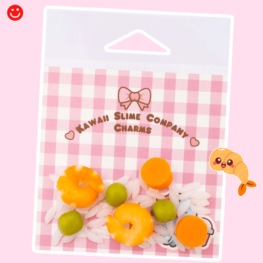 Kawaii Shrimp Fried Rice Slime Topper Charm Bag - OVERRATED