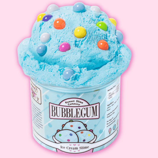 Bubblegum Ice Cream Slime kawaii pint slime – OVERRATED Korean Beauty