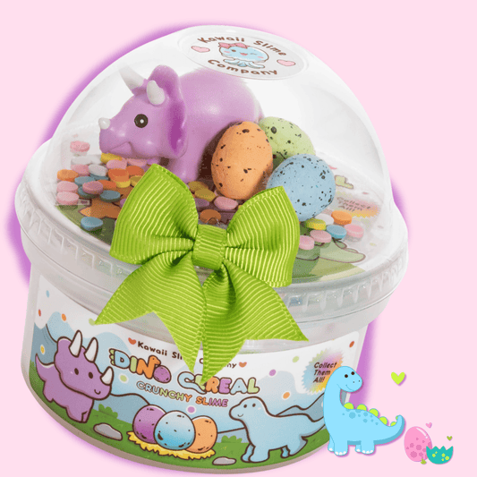 Kawaii Slime Co. Dino Cereal Crunchy Slime - OVERRATED