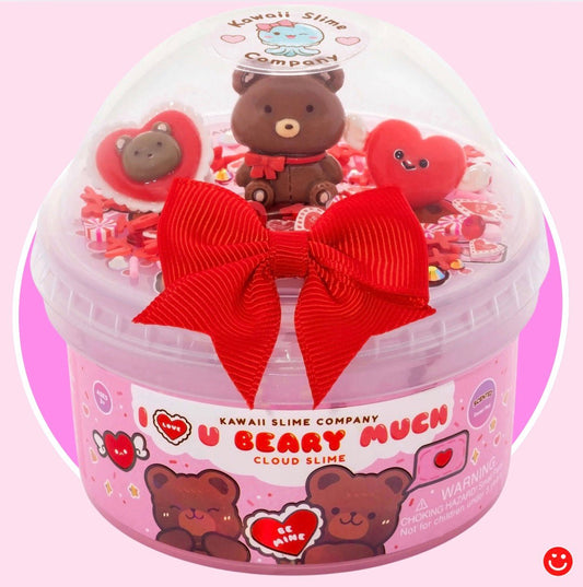Kawaii Slime Co. I Love You Beary Much Cloud Slime - OVERRATED