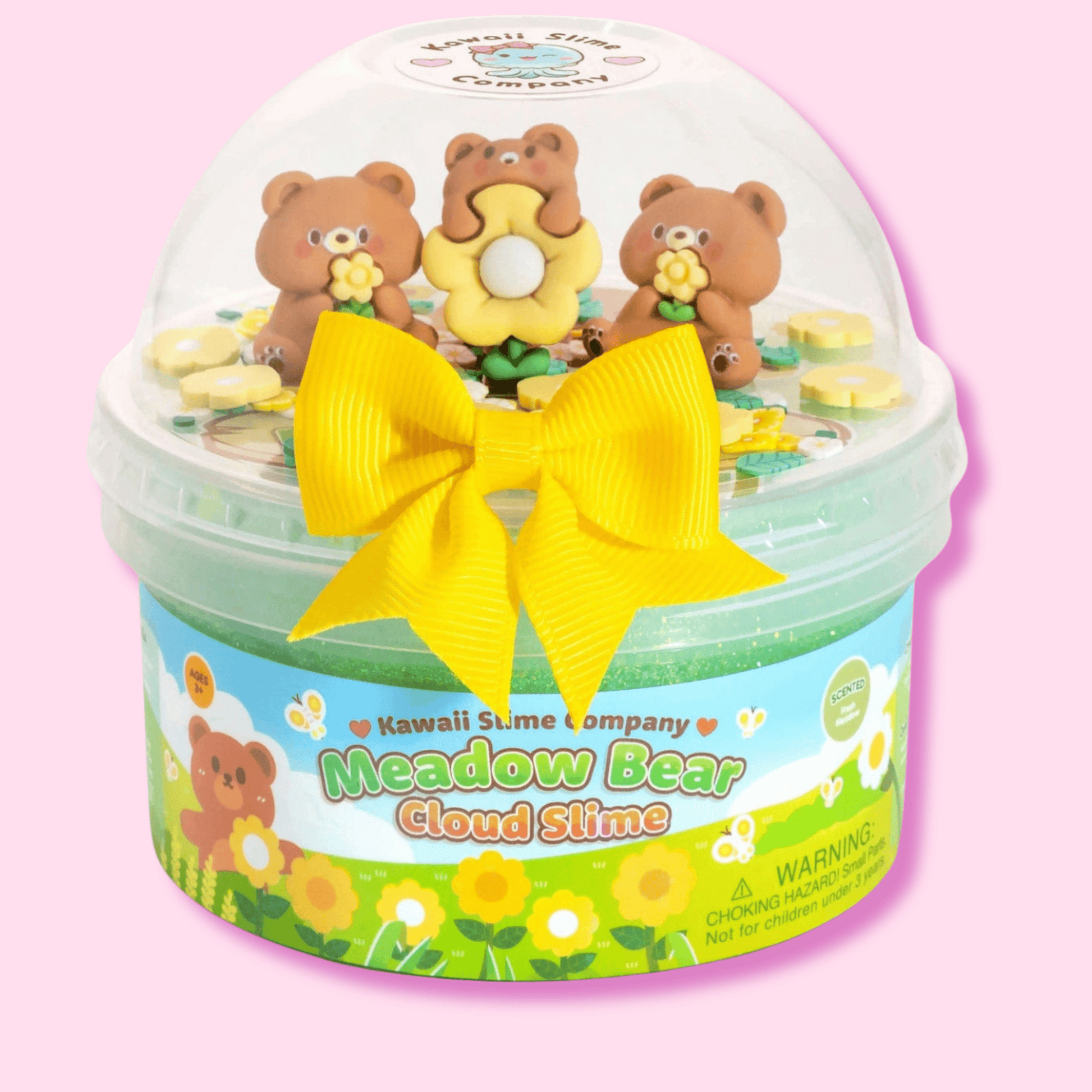 Kawaii Slime Co. Meadow Bear Cloud Slime - OVERRATED