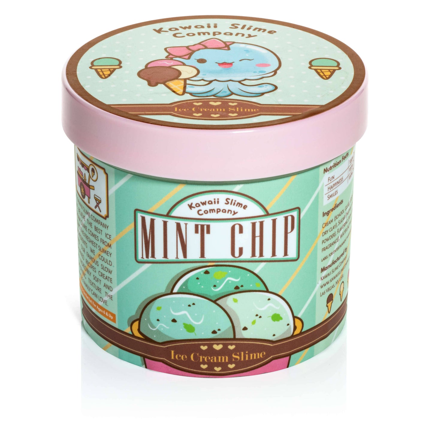 Mint Chip Ice Cream Slime scented kawaii cloud creme – OVERRATED Korean Beauty