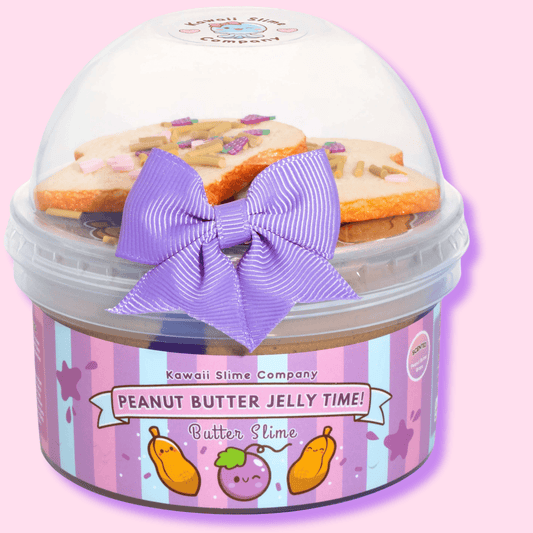 Peanut Butter Jelly Slime grape kawaii slime – OVERRATED Korean Beauty