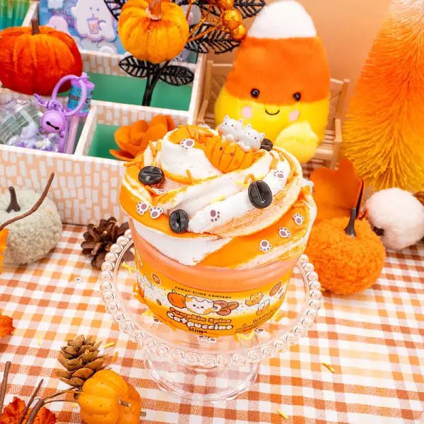 Kawaii Slime Co. Pumpkin Spice Catpuccino Slime - OVERRATED