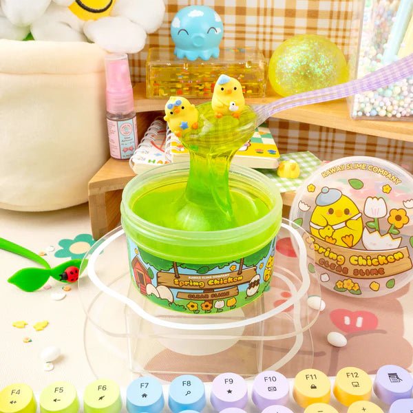 Kawaii Slime Co. Spring Chicken Clear Slime - OVERRATED