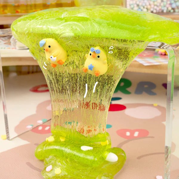 Kawaii Slime Co. Spring Chicken Clear Slime - OVERRATED