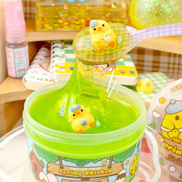 Kawaii Slime Co. Spring Chicken Clear Slime - OVERRATED
