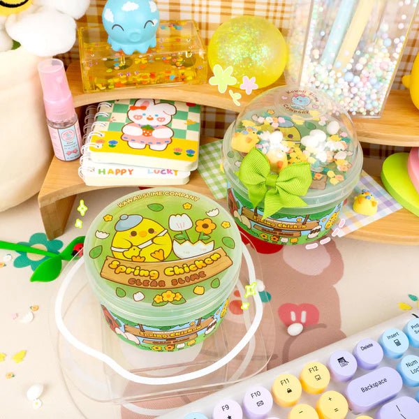 Kawaii Slime Co. Spring Chicken Clear Slime - OVERRATED