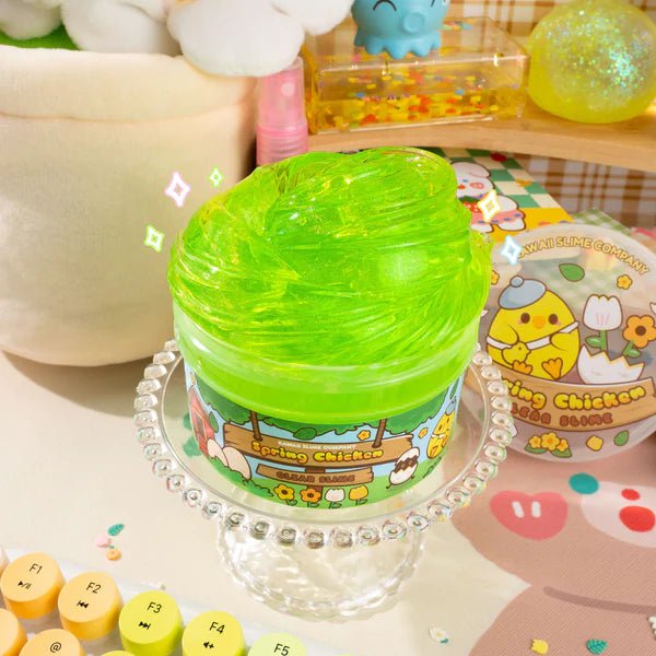 Kawaii Slime Co. Spring Chicken Clear Slime - OVERRATED