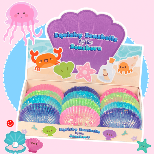 Kawaii Slime Co. Squishy Sensory Seashells By The Seashore - OVERRATED