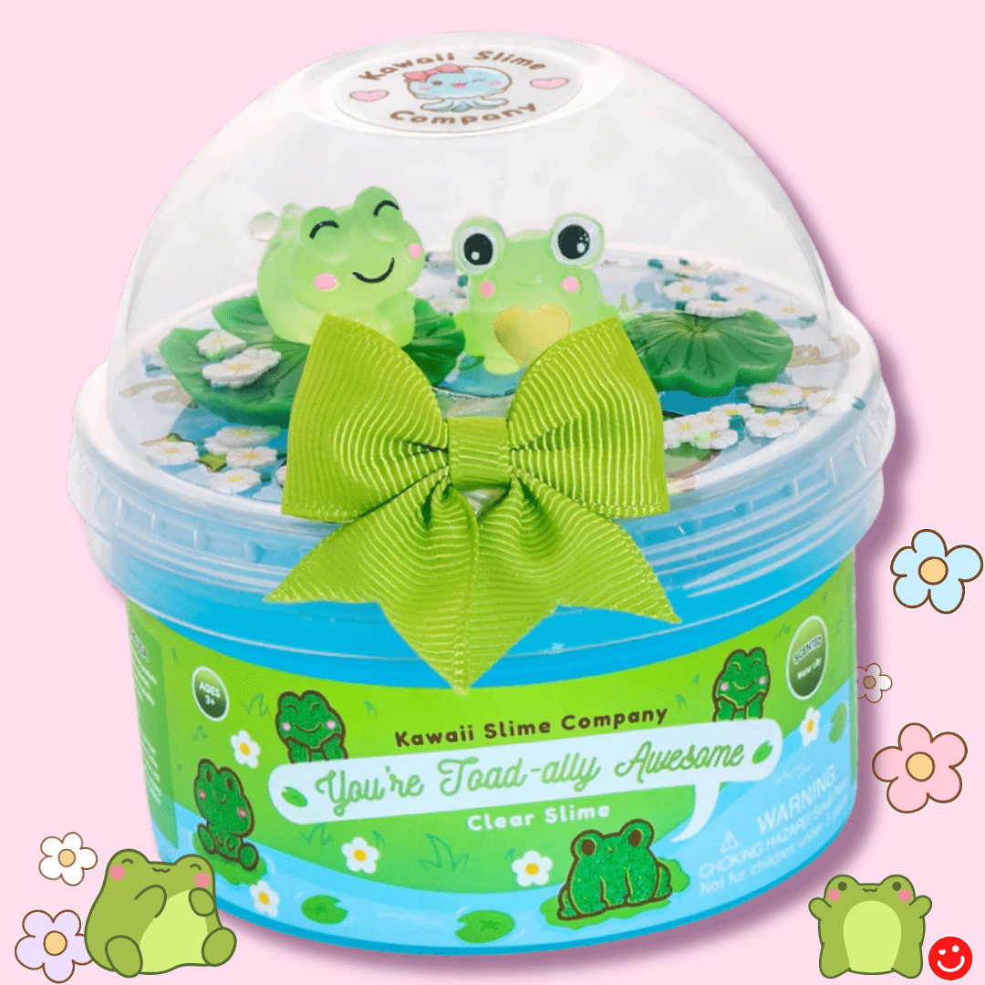 Kawaii Slime Co. You’re Toad - ally Awesome Clear Slime - OVERRATED
