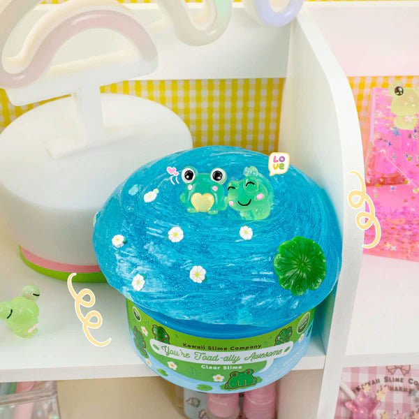Kawaii Slime Co. You’re Toad - ally Awesome Clear Slime - OVERRATED
